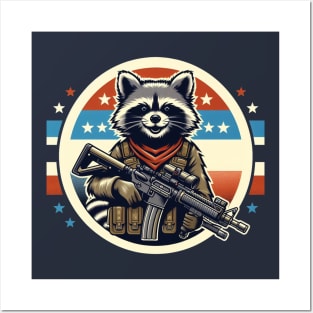 Tactical Raccoon Posters and Art